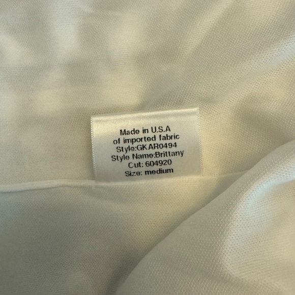 Katie May x Revolve - Brittany Gown in Silver Dusted Ivory Sz M - Picture 11 of 12